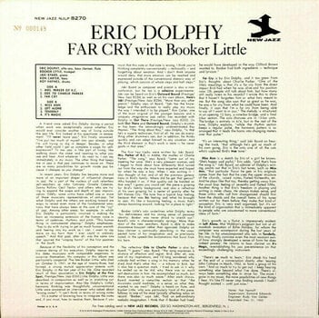 Disque vinyle Eric Dolphy - Far Cry (LP) - 3