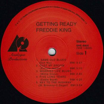 Vinyl Record Freddie King - Getting Ready... (LP) - 3