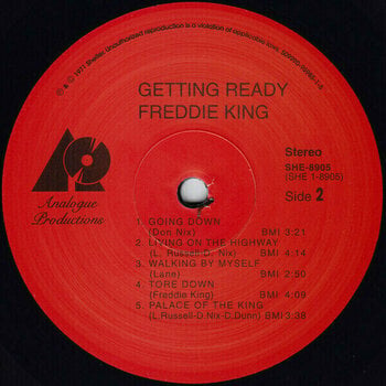 Disco de vinil Freddie King - Getting Ready... (LP) - 4