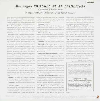 Disque vinyle Fritz Reiner - Moussorgsky/Ravel: Pictures At An Exhibition (LP) - 2