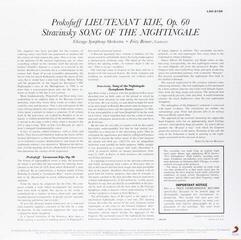 LP deska Fritz Reiner - Prokofiev: Lieutenant Kije/ Stravinsky: Song of the Nightingale (LP) - 2