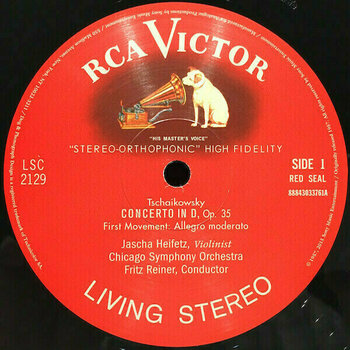 Vinyl Record Fritz Reiner - Tchaikovsky: Violin Concerto/ Heifetz (LP) - 3