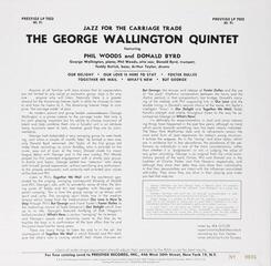 LP deska George Wallington - Jazz For The Carriage Trade (LP) - 1