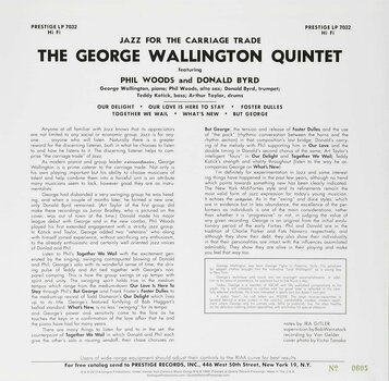 Vinyl Record George Wallington - Jazz For The Carriage Trade (LP) - 2