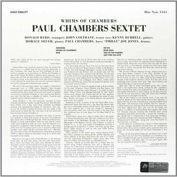 Vinyylilevy Paul Chambers - Whims of Chambers (2 LP) - 2