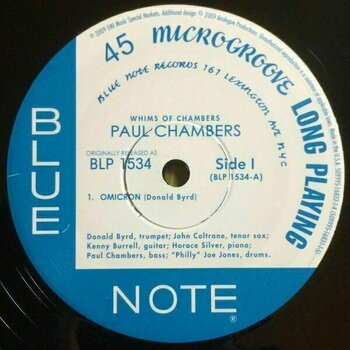 Vinylskiva Paul Chambers - Whims of Chambers (2 LP) - 3