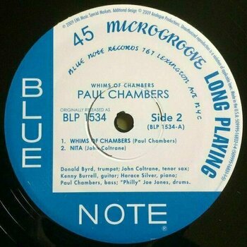 Vinylskiva Paul Chambers - Whims of Chambers (2 LP) - 4