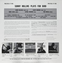 LP deska Sonny Rollins - Rollins Plays For Bird (LP) - 1