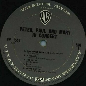Disque vinyle Peter, Paul & Mary - In Concert (2 LP) - 4