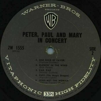 Disque vinyle Peter, Paul & Mary - In Concert (2 LP) - 5
