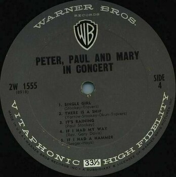 Disque vinyle Peter, Paul & Mary - In Concert (2 LP) - 7