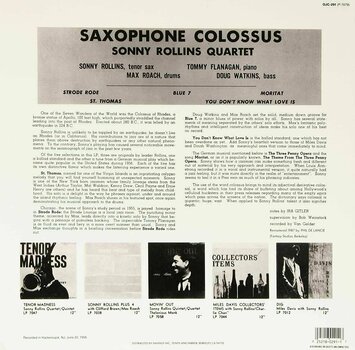 Vinyl Record Sonny Rollins - Saxophone Colossus (LP) - 2