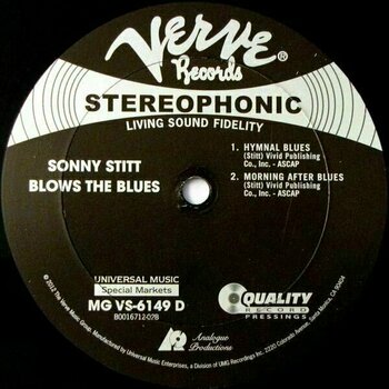 Vinyl Record Sonny Stitt - Blows The Blues (2 LP) - 7