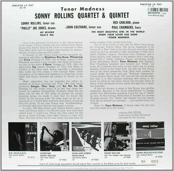 LP plošča Sonny Rollins - Tenor Madness (LP) - 2