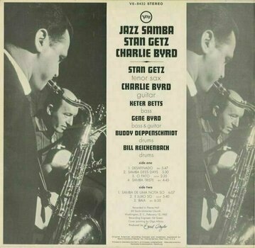 Vinylskiva Stan Getz & Charlie Byrd - Jazz Samba (2 LP) - 3