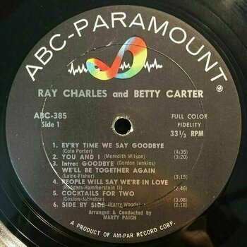 Vinyl Record Ray Charles - Ray Charles and Betty Carter (LP) - 2