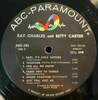 Vinylskiva Ray Charles - Ray Charles and Betty Carter (LP) - 3