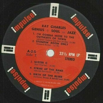 Vinyl Record Ray Charles - Genius+Soul=Jazz (LP) - 4