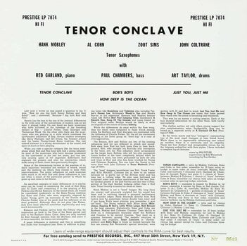 Vinylskiva The Prestige All Stars - Tenor Conclave (LP) - 4