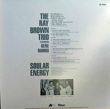Disque vinyle Ray Brown - Soular Energy (2 LP) - 3