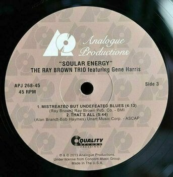Disque vinyle Ray Brown - Soular Energy (2 LP) - 6