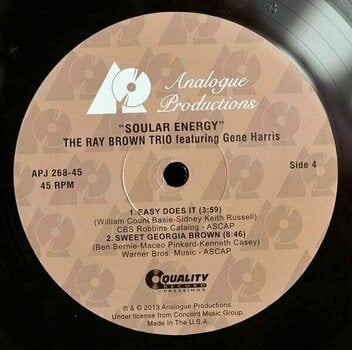 Disque vinyle Ray Brown - Soular Energy (2 LP) - 7