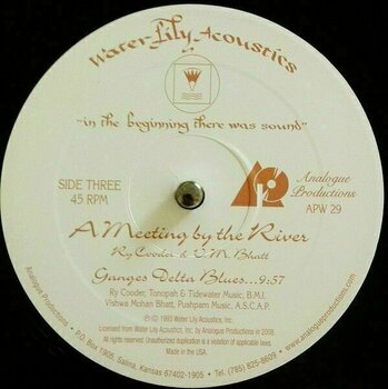 Vinylplade Ry Cooder & V.M. Bhatt - A Meeting By The River (2 LP) - 5