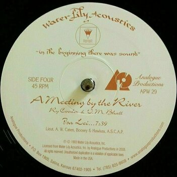 Vinyl Record Ry Cooder & V.M. Bhatt - A Meeting By The River (2 LP) - 6