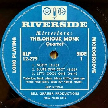 Vinyl Record Thelonious Monk - Misterioso (LP) - 3