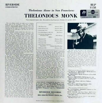 Płyta winylowa Thelonious Monk - Thelonious Alone In San Francisco (LP) - 2