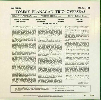 Vinyl Record Tommy Flanagan - Overseas (LP) - 2