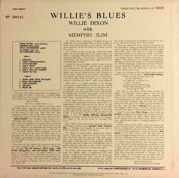 Vinyl Record Willie Dixon & Memphis Slim - Willie's Blues (LP) - 4