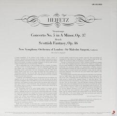 Płyta winylowa Sir Malcolm Sargent - Bruch: Scottish Fantasy/Vieuxtemps: Concerto No. 5/ Heifetz (LP) - 1