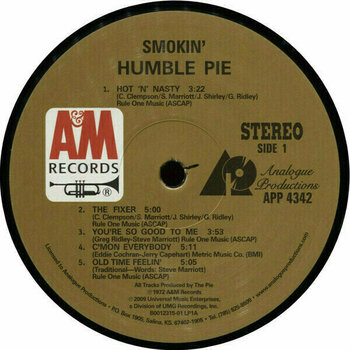 Vinylskiva Humble Pie - Smokin' (LP) - 3