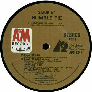 Vinyl Record Humble Pie - Smokin' (LP) - 4