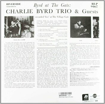 Vinyylilevy Charlie Byrd - Byrd At The Gate: Charlie Byrd Trio at the Village Gate (2 LP) - 2