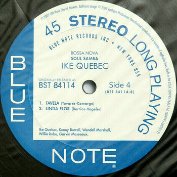 Vinyl Record Ike Quebec - Soul Samba Bossa Nova (2 LP) - 4