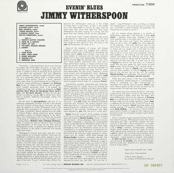 Vinyl Record Jimmy Witherspoon - Evenin' Blues (LP) - 4
