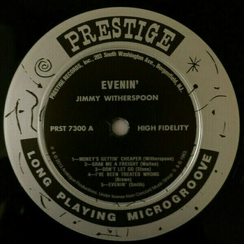 Vinyl Record Jimmy Witherspoon - Evenin' Blues (LP) - 2