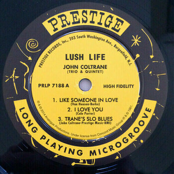 Vinyl Record John Coltrane - Lush Life (LP) - 3