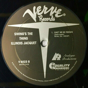 Hanglemez Illinois Jacquet - Swing's The Thing (2 LP) - 5