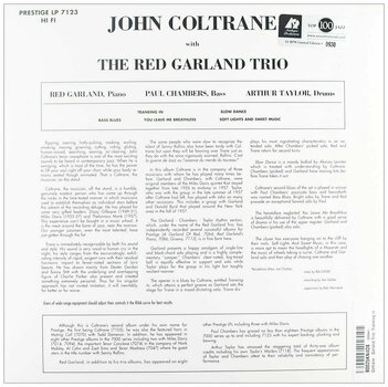 LP John Coltrane - Traneing In (with the Red Garland Trio) (2 LP) - 4