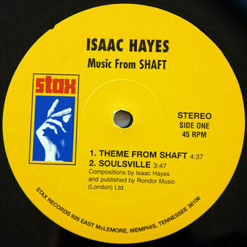 Vinylskiva Isaac Hayes - Hits From Shaft (LP) - 3