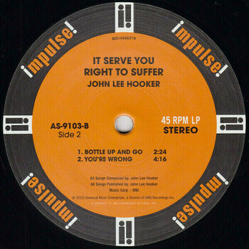 Vinyl Record John Lee Hooker - It Serve You Right To Suffer (2 LP) - 5