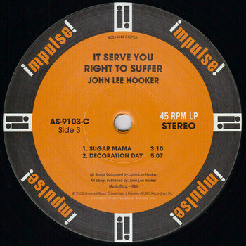 Disco de vinilo John Lee Hooker - It Serve You Right To Suffer (2 LP) - 6