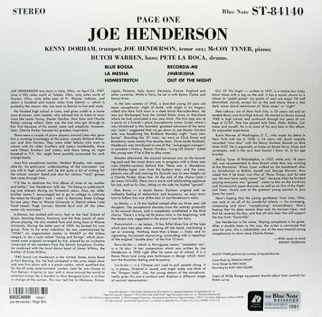 Disque vinyle Joe Henderson - Page One (2 LP) - 2