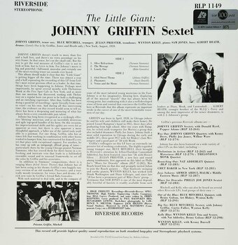 Disco de vinilo Johnny Griffin - The Little Giant (2 LP) - 2
