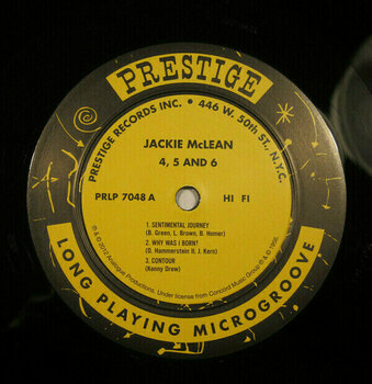 Vinyl Record Jackie McLean - 4, 5, and 6 (LP) - 3