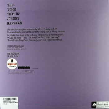 Vinyl Record Johnny Hartman - The Voice That Is (2 LP) - 2