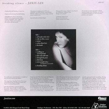 Vinyl Record Janis Ian - Breaking Silence (LP) - 2